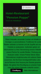 Mobile Screenshot of pensionpoppe.de